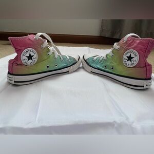 Converse Kids Sneakers - Pink, Green, Yellow Ombre